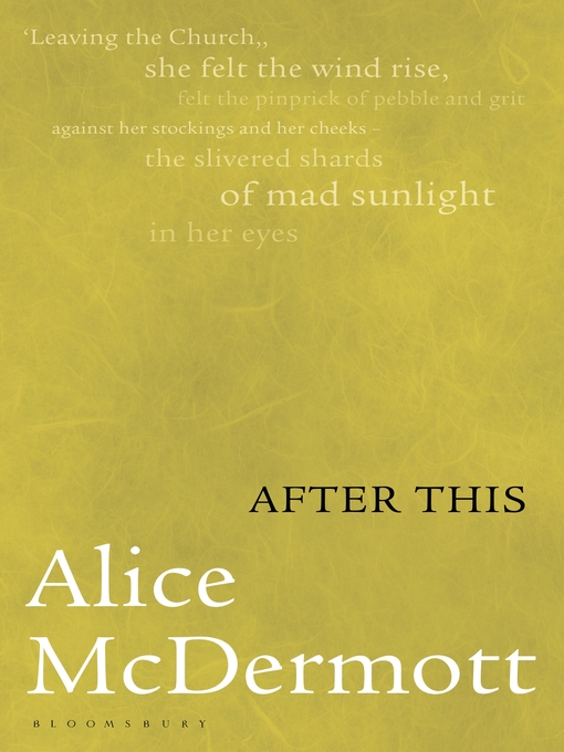 Title details for After This by Alice McDermott - Wait list